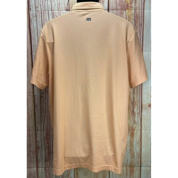 Travis Mathew Men's Peach Pima Performance Polo XL - Picture 2 of 6